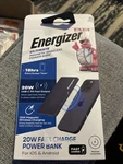 Energizer - 5,000MAH Slim Metal 20W Magnetic Wireless QI/QI2.0/MAGSAFE Powerbank. Fixed Price $14.95.