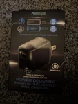 Powerxcel 20 Watts Dual Wall Charger Type-c & Usb Outputs Black. Fixed Price $17.99.