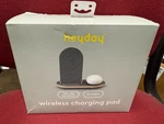 Heyday Qi 2-IN-1 Wireless Charger Night Gray New!. Fixed Price $24.00.