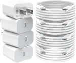 Iphone Charger Fast CHARGING,20W Pd Usb Wall 4 Pack With 6FT C.... Fixed Price $35.99.