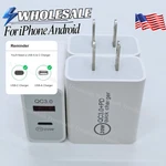 20W Dual Port Charger Plug Fast Charging Block+usb Brick For Iphone Lot. Fixed Price $47.74.