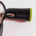 Belkin Universal Car Charger + Cable 10W/2.1 Amp/micro Usb Model #F8M669. Fixed Price $8.00.
