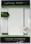 New Mycharge Razorplus Ultra Thin Portable With Usb Silver RZ30V-A. Fixed Price $10.99.