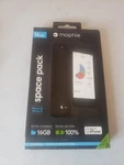 New Mophie 16GB Black Space Pack Case Apple Iphone 5/5S 1700MAH Battery Charger. Fixed Price $45.99.
