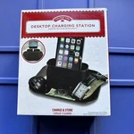 Holiday Time, Smartphone Desktop Charging Station, Holder, Storage Tray Bin. Fixed Price $11.00.