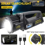 Super Bright Solar Searchlight Handheld Spotlight Usb Rechargeable Flashlight. Fixed Price $11.99.