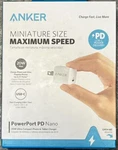 Anker Power Port Pd Nano 20W Usb-c Charger White. Fixed Price $13.99.