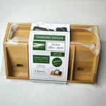 Lipper International Bamboo Wood Charging Station 812 For Phones Tablets New. Fixed Price $12.48.