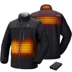 Tidewe Heated Jacket Pro Men Rechargeable Battery Fleece Coat Hunting Black Xxxl. Fixed Price $97.18.