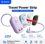 Orico 7IN1 45W Power Strip Charging Station With 3AC 2 Usb-a Usb-c For Travel. Fixed Price $21.59.