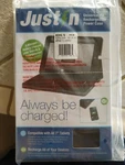 Justin Universal Fit Rechargeable Power Case Compatible With All 7" Tablets. Fixed Price $35.00.