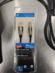Staples 7FT Usb 2.0 Cable 24K/CT Gold-plated Connectors 18802. Fixed Price $7.50.
