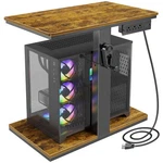 Computer Tower Stand With Charging Station & Usb Ports - Adjustable Height Pc.... Fixed Price $150.11.