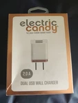 Tzumi Electric Candy 2.0A Dual Usb Wall Charger, Black. Fixed Price $13.99.