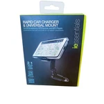 Iessentials 2.1 Amp Usb Rapid Car Charger & Universal Mount Size New Dmg Pkg. Fixed Price $12.99.