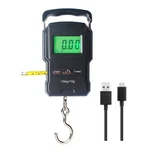 Rechargeable Lugagge Scale Portable Electronic Hook Digital Black. Fixed Price $20.24.