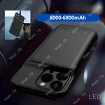 External Battery Charger Case Power Bank For Iphone 15 14 13 12 8 7 Tpu Cover. Fixed Price $23.30.