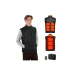 Moteoza Men's Heated Vest - Dual Controls, 3 Levels, Large (no Battery Included). Fixed Price $36.90.