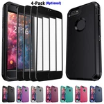 For Iphone 6/6 PLUS/6S/6S Case Heavy Duty Hybrid Cover/tempered Glass. Fixed Price $13.99.