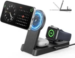 Kailwokk 3 1 Magnetic Wireless For Iphone Charging Station - Black. Fixed Price $47.45.