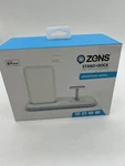 Zens Stand & Dock Fast Wireless Charger Phone/airpods KH-C68. Fixed Price $35.00.