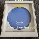 Heyday Qi Wireless Pad, 5W Max, Highspeed Charging, Blue, Brand New. Fixed Price $8.99.