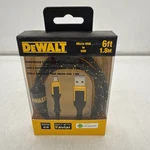 Dewalt DXMA1311322 Reinforced Charging Cable Micro Usb 6' (6FT) Android. Fixed Price $18.00.