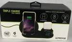 M-edge Triple Charge 3-IN-1 Wireless Charging Dock For Apple Iphone Watch Airpod. Fixed Price $18.80.