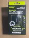 Powerxcel 247972 8-PIN Wall Charger Adapter For Iphone Pro Ipad 2.1AMP. Fixed Price $14.99.