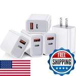 5 Pack Usb Wall Charger Block Boxeroo Dual Port Pd Power Delivery Type. Fixed Price $39.64.