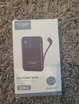 White TG90 Mini Power Bank 4500MAH Portable Charger With Built Cable. Fixed Price $27.99.