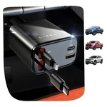 Road Trip Car Charger - Retractable 4 In 1 Usb 69W Fast. Fixed Price $51.99.