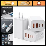40W Usb Charger Block 3-PACK, Fast Charging 4-PORT Power Adapter For Iphone &. Fixed Price $42.99.