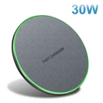 30W Fabric Wireless Charger Mat Fast Charging Pad For Iphone 17 Pro Max 16 15. Fixed Price $12.99.