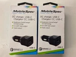 2/$12.99 Mobilespec Dc Charger, Usb-c Triple Outlets (MBS01302). Fixed Price $12.99.