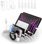 Station Multiple Charger 2025 New 6-PORT Usb Fast Charging.... Fixed Price $33.99.