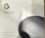 Google Nest Cam Battery Pro, Indoor / Outdoor Snow White GA02276-US. Fixed Price $125.00.
