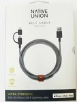 New Mfi Native Union Belt Braided Dual Cable Made For Iphone 14 Pro Max 13 12 11. Fixed Price $18.95.