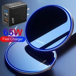 65W Wireless Fast Charger Charging Pad Dock For Samsung Iphone Android. Fixed Price $18.99.