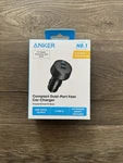 Anker Usb Car Charger, 40W 2-PORT Poweriq 3.0 Type Adapter Powerdrive Iii. Fixed Price $13.99.