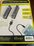 Tylt Usb Pack Portable Power Bank 3200MAH Chargers Cables. Fixed Price $16.99.
