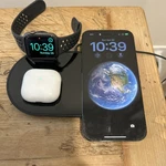 Mophie 3-IN-1 Wireless Charge Pad Apple Certified For Airpods Iphone Watch. Fixed Price $29.99.