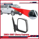 Manual Non-electric Mirror For 2003-07 Chevy Express Right Side Textured Black. Fixed Price $68.11.