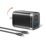 Nexgo 65W Gan Iii Usb Charger Block, Compact 3-PORT Fast For Macbo.... Fixed Price $51.47.