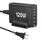 120W Gan Iii 6 Ports Usb Fast Charging Station Hub Block Portable Wall Pd Cha.... Fixed Price $34.37.