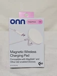 Onn. Magnetic Wireless Charging Pad 15W, For Magsafe & Other QI2-ENABLED Devices. Fixed Price $39.99.