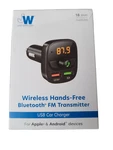 Just Wireless Bluetooth Fm Transmitter Usb-c&usb-a Charger Bass Booster. Fixed Price $12.99.