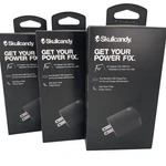 Lot 3 Skullcandy Adapter With Usb Charge Port Soft Touch Finish Black. Fixed Price $29.97.