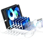 8-PORT Charging Station 65W Usb-c Dock Fast Charger W/apple Watch Airpods Stand. Fixed Price $47.00.