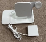 Logitech Powered Wireless 3-IN-1 Charging Dock, Apple Iphone, Watch, Ear Buds. Fixed Price $5.00.